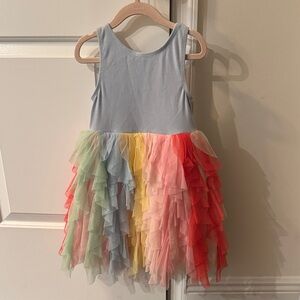 Mini Boden Multicolor Layered Tulle Dress